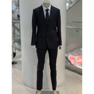 [바쏘옴므]WSY3JT37A 순모 캐시미어 스판 정장세트 차콜_CA