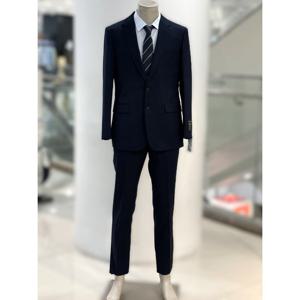 [바쏘옴므]WSY3JT30A 모혼방 스판 정장세트 네이비 슬림레귤러핏