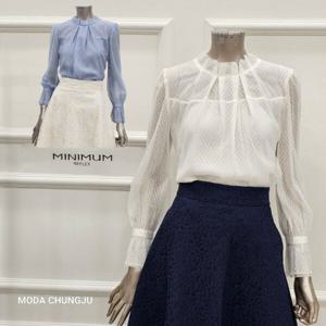 [미니멈]MD 레이스 하프넥 블라우스 MD MYAAWB2110 MV_CJ
