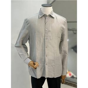 [바쏘옴므]라이트베이지 린넨 데일리 셔츠 WSZ1TT81A_CA