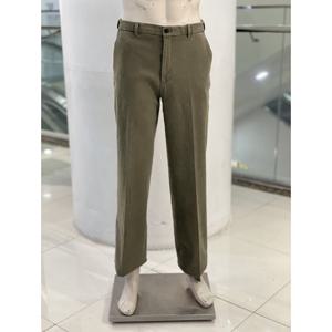 [바쏘옴므]남성용 면스판 카키 히든밴딩 와이드 팬츠 WSY3PS13A_