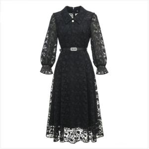 [미니멈]카라넥 플라워 레이스 원피스(MYAAWO2080LP)_IC