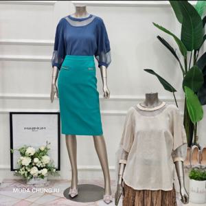 [미니멈]MD 라운드넥 럭셔리 쉬폰 블라우스 MD MMYAAWB2290_CJ