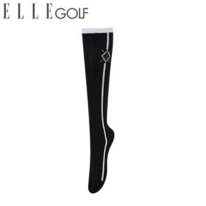 [엘르골프]여성 아가일 모티브 파일 니하이 삭스(35cm) 6J28308_