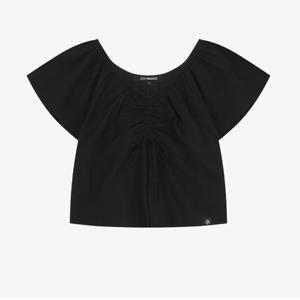 시티브리즈 브이넥 블라우스 탑 BB CTG2TP06 BK SB