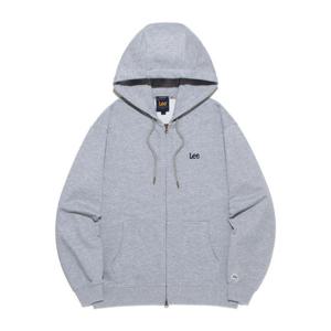 [LEE]LEE 스몰 트위치로고 후드집업 그레이 LE2503HZ01GR