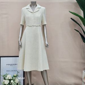 [미니멈]MD 카라넥 트위드 원피스 MD MMYBAWO3150_CJ