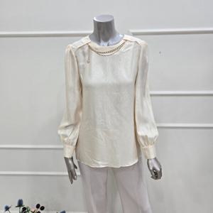 [미니멈]MYAAWB2360CR체인 라운드 블라우스_JK