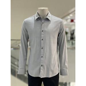 [바쏘옴므]WSZ3TD28A 그레이 구김적은 스판 캐주얼 셔츠