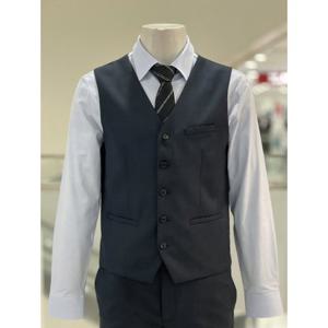 [바쏘옴므]WSZ3VE07 네이비 고급 울100 클래식 정장 조끼 베스트