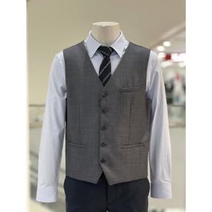 [바쏘옴므]WSZ3VE05 그레이 고급 울100 클래식 정장 조끼 베스트