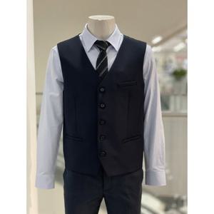 [바쏘옴므]WSZ3VE01A 네이비 울 혼방 클래식 정장 조끼 베스트