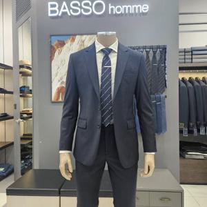 [바쏘옴므]심플 추동울혼방기본솔리드슬림핏정장WSY3JT01_OD