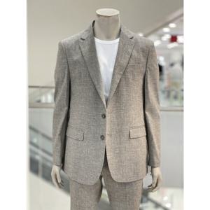 [바쏘옴므]WSZ2JK86A 베이지 스판 정장 여름 캐주얼 셋업 자켓_C