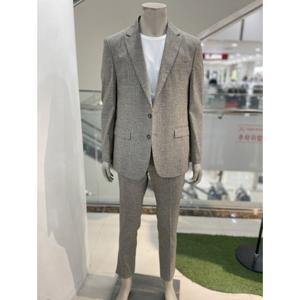 [바쏘옴므]WSZ2-JKPK86 베이지 스판 정장 여름 캐주얼 셋업 수트