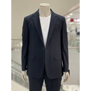 [바쏘옴므]WSZ2JK61 네이비 봄여름 스판 남자 캐주얼 셋업 자켓_