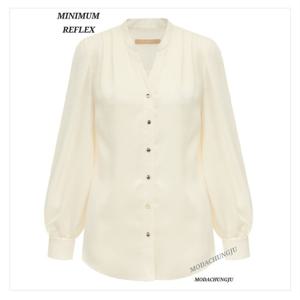[미니멈]MD 브이넥 루즈 블라우스 MD  MZCGWB8870IV_CJ