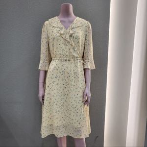 [꼼빠니아]프릴 쉬폰 플라워 원피스 CAFU5-WOP230_IC