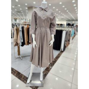 [더아이잗]간절기용 라그란 셔츠형  원피스 IN8A0OP09_DJ