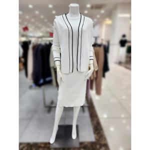 [더아이잗]반팔 니트원피스 가디건 셋트 IN4P1OP02600_DJ