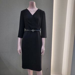 [꼼빠니아]브이라인 체인 벨티드 원피스 CAFU6-WOP320_IC