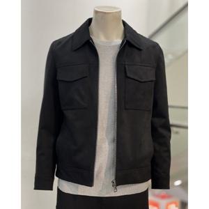 [바쏘옴므]블랙 스웨이드 가죽자켓 Y5UA-20_CA