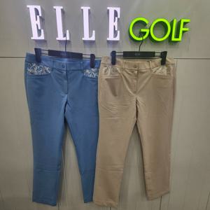 [엘르골프]여성  봄 여름 DTP배색 포인트 일자핏 팬츠6J21604I_