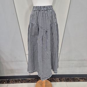 [나인스텝]솔라고방체크스커트 N25NK5209_YS