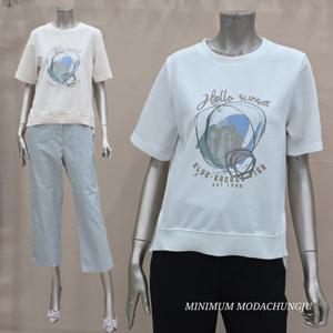 [미니멈]MD 면 53 라운드넥 면티 MD MZBKJI4950_CJ