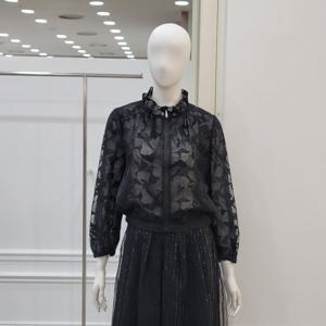 [미니멈]플라워 레이스 집업 자켓 (MYBAWJ4140BK)_IC