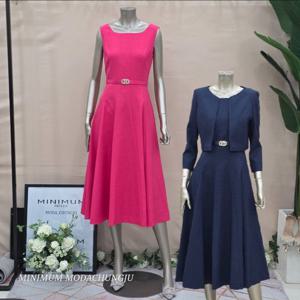 [미니멈]MD 자켓 민소매 원피스 셋트  MD MYBAWO3070 M_CJ