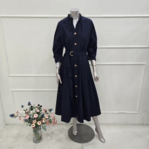 [미니멈]MYBAWO3080NA 바스락 허리밴딩 원피스_JK