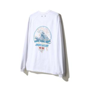 일꼬르소  웨이브 아트웍 롱슬리브 화이트 IETS4G005WT