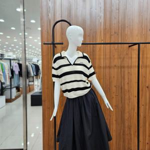 [지컷]지컷 스트라이프 패턴 카라 풀오버 7225350701_DJ