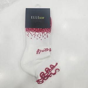 [엘르골프]여성 날라리 포인트 단목양말6L28301_DJ