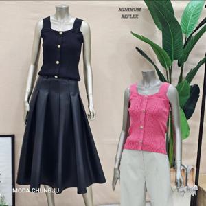 [미니멈]MD 민소매 골지 니트 MD MMYAAKU2140_CJ