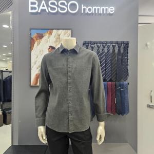 [바쏘옴므]심풀 코듀로이면스판셔츠WSY3TT35_OD