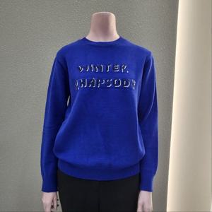 [꼼빠니아]라운드 프린팅 니트티 CAEW0-WSL150_IC