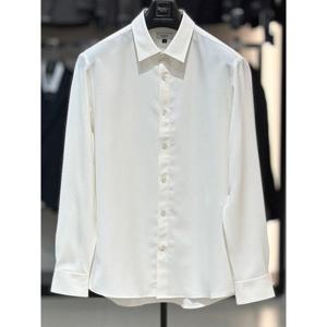 [바쏘옴므]아이보리 스트레치 스판 캐주얼 셔츠 WSZ5TT82A IV