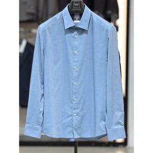 [바쏘옴므]블루 보카시 스트레치 울트라 스판 셔츠 WSZ5TD37A BU