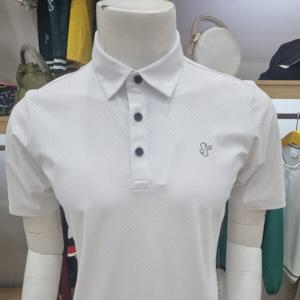 [루이까스텔]남성 아이루카 프린트 타공 솔리드티셔츠7GDTS404W_