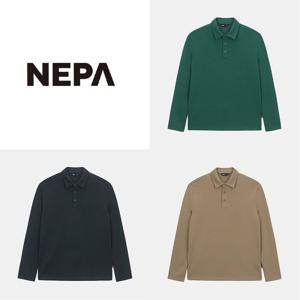 [네파]남성 멜란지 조직감 폴로티셔츠_7K55260_BP