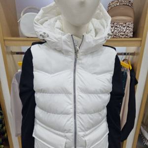 [루이까스텔]여성 패딩 후드롱 점퍼조끼7LDJP909W_OD