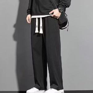 [모로엠]남성 데일리 와이드 남자고무줄 바지 ON-PTS-QWF39786