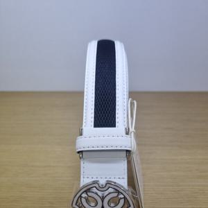 [루이까스텔]남성 에폭버클 메쉬테이프 소가죽밸트7MDBT935W_OD