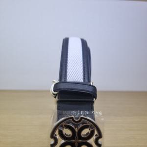 [루이까스텔]남성 에폭버클 메쉬테이프 소가죽밸트7MDBT935B_OD