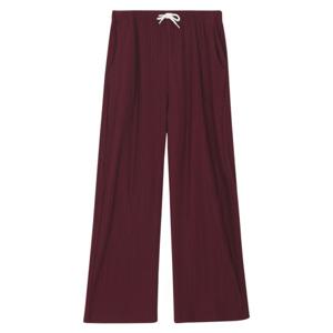 [모로엠]남성 신축성 좋은 주름 와이드팬츠 5C-PTA-Q008-와인