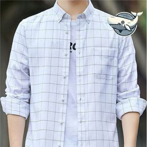 [모로엠]남성 봄여름 체크무늬 사각체크패턴셔츠 ON-SHS-QWFH6VG