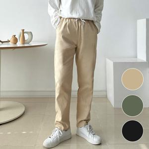 [모로엠]면바지 일자 세미 와이드 고무줄 밴딩 DMG-PTA-Q4144639