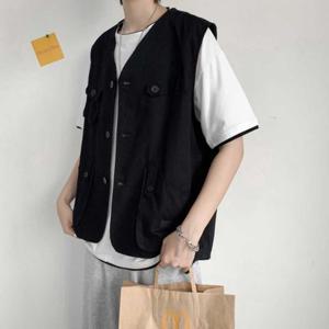 [모로엠]남성 직장인 여름 예쁜조끼남자봄조끼 ON-VES-QWEA9901